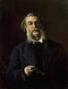 Portrait of Writer Dmitry Grigorovich By Ivan Kramskoy