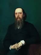 Portrait of Writer Mikhail Saltykov Schedrin By Ivan Kramskoy