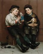 A Surprise Party 1888 By John George Brown