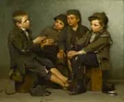 A Tough Story 1886 By John George Brown