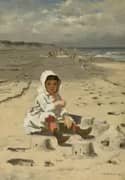 Making Castles of Sand By John George Brown