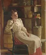 Meditation By John George Brown