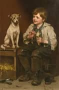 Waiting for a Bite 1888 By John George Brown