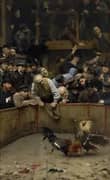 Cockfight in Flanders 1889 By Remy Cogghe