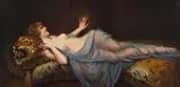 Woman with the Tiger By Francois Martin-Kavel