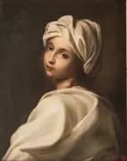 Young Girl in a Turban By Achille Leonardi