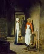 At the Fountain By Claude Joseph Bail