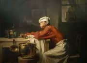 Kitchen Boy on a Cigarette Break By Claude Joseph Bail