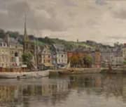 Honfleur France By Louis Aston Knight