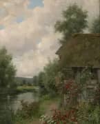 Summer Garden Normandy By Louis Aston Knight