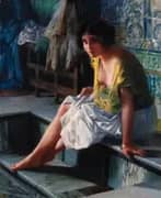The Bather 1904 By Ferdinand Max Bredt