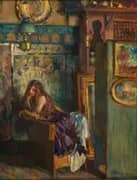 The Model in the Studio By Ferdinand Max Bredt