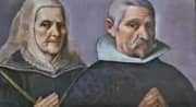 Portrait of an Elderly Praying Couple By Francisco Pacheco