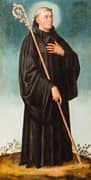 Saint Benedict Abbot By Francisco Pacheco