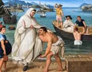 St Peter Nolasco Embarking to Go to Redeem Captives By Francisco Pacheco