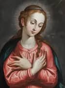 The Annunciate Virgin By Francisco Pacheco