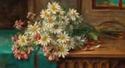 A Bouquet of Daisies By Hans Zatzka