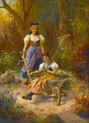 An Amusing Ride By Hans Zatzka