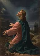 Christ on the Mount of Olives By Hans Zatzka