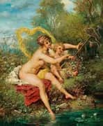 Fishing By Hans Zatzka