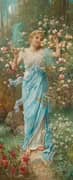 Flower Round By Hans Zatzka