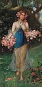 Maidens of Spring II By Hans Zatzka