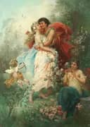 Oath of Love By Hans Zatzka