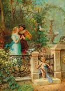 Under the Spell of Cupid By Hans Zatzka