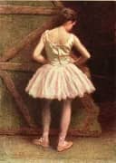 Dancer at La Scala 1909 By Angelo Morbelli