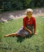 My Teresa 1917 By Angelo Morbelli