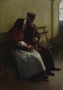 Old Times 1908 By Angelo Morbelli