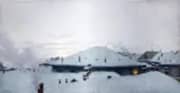 Roofs Under Snow By Angelo Morbelli
