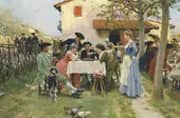 The Country Inn By Raffaello Sorbi