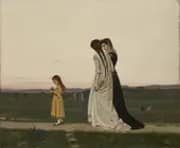 The Evening Walk Environs of Florence 1870 By Raffaello Sorbi