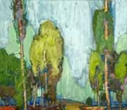 Green Landscape By Anna Althea Hills
