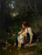 By the Stream By Rudolf Epp