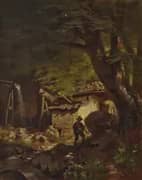 Hunters in Front of the Mill By Rudolf Epp