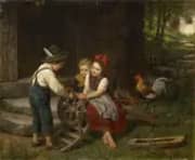 The Little Scissors Grinder 1878 By Rudolf Epp