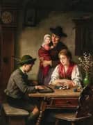 The Young Zither Player By Rudolf Epp