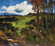 Autumnal River Landscape By Laurence Koe
