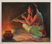 E Irving Couse The Arrow Maker 1921