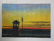 Railroad Sunset By Edward Hopper