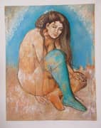 Nude With Crossed Legs 1903 By Pablo Picasso