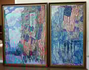 Avenue In The Rain 1917 By Childe Hassam