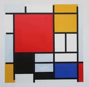 Composition with Red, Yellow, Blue and Black, 1921