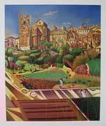 Montroig the Church and the Village 1919