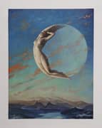 Albert Aublet, The New Moon, Selene1880