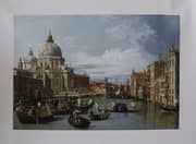 Canaletto, The Grand Canal and the Church of the Salute 1730