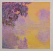 Claude Monet, Misty Morning on the Seine Sunrise 1892