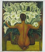 Diego Rivera, Nude with Calla Lilies